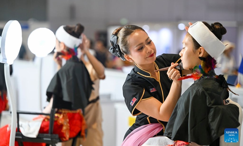 A contestant participates in the beauty therapy event during the 48th WorldSkills Competition in Shanghai, east China, Sept. 26, 2026. The 48th WorldSkills Competition opened in Shanghai on Tuesday evening, with 1,385 competitors from 68 countries and regions vying in 64 skill events.
China has sent 71 competitors, who will compete in all 64 events, covering six sectors -- transportation and logistics, construction and building technology, manufacturing and engineering technology, information and communication technology, creative arts and fashion, and social and personal services, according to organizers.
The competition brings together young skilled professionals from around the world to showcase their expertise and exchange experience. Photo: Xinhua