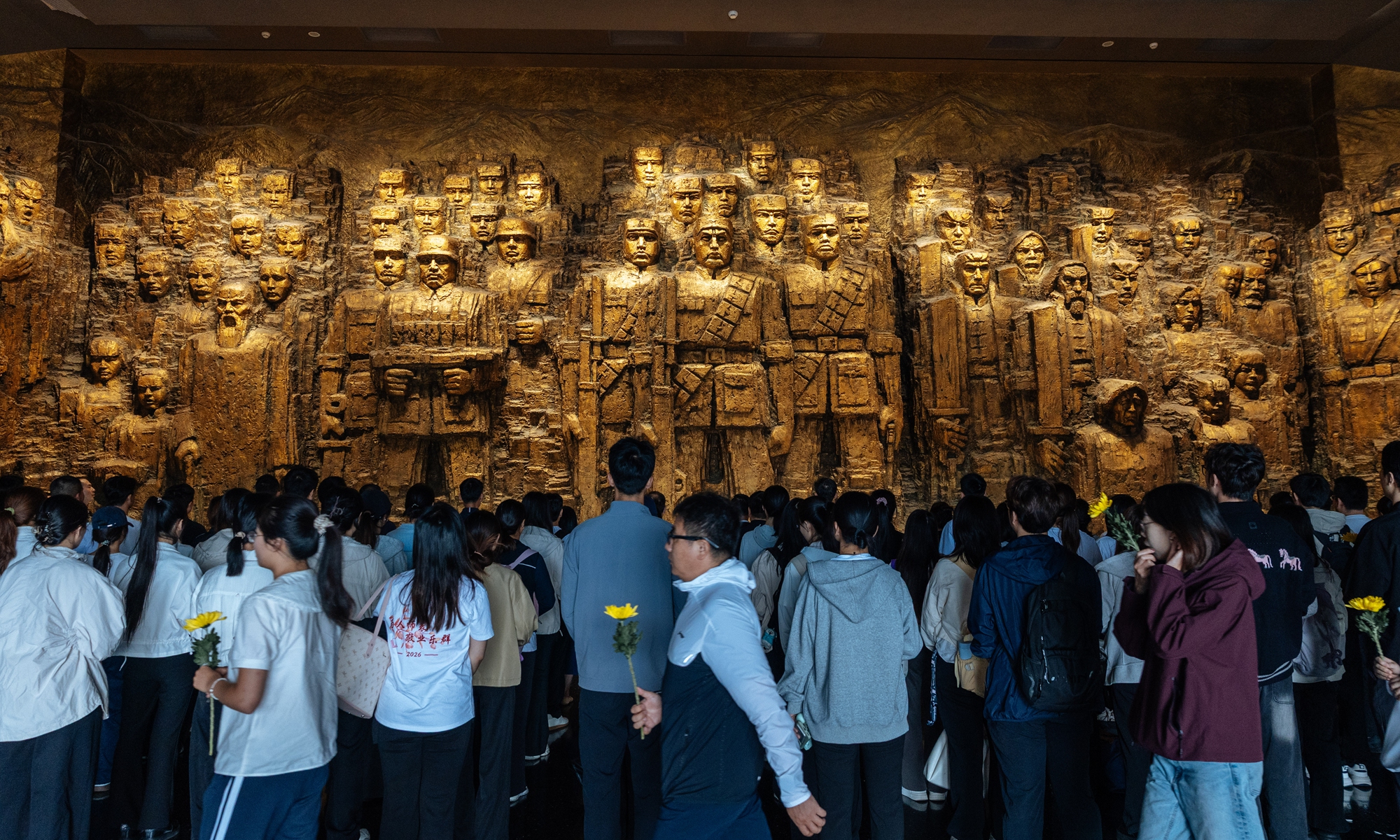 Themed event held in Beijing to honor revolutionary martyrs. Photo: Li Hao/GT