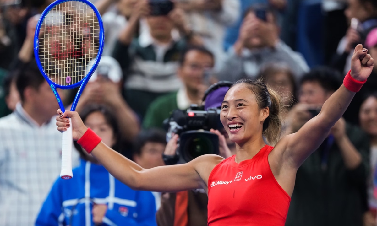 Zheng Qinwen Photo: China Open