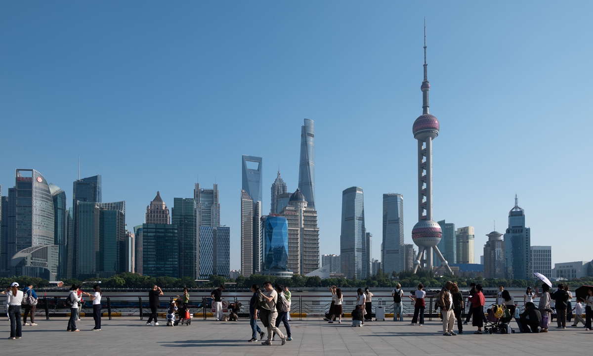 Image of the Shanghai cityscape Photo: VCG