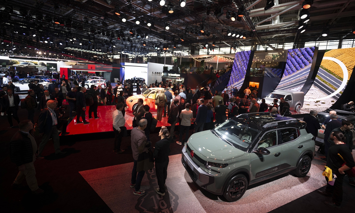 The Paris Motor Show runs October 12-18, 2026 in Paris, France. Photo: VCG