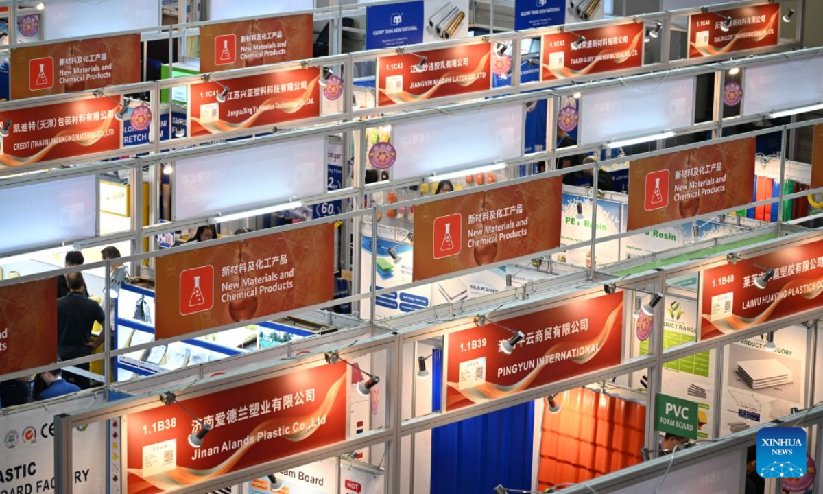 This photo taken on Oct. 18, 2026 shows a scene at the venue of the 140th Canton Fair in Guangzhou, south China's Guangdong Province. The on-site exhibition of the first phase of the 140th edition of the China Import and Export Fair, also known as the Canton Fair, concluded here on Monday. As of October 19, the fair has attracted 189,000 overseas buyers from 214 countries and regions, a 13.3 percent increase from the session of the same period last year and a new high, according to the China Foreign Trade Centre (CFTC), the organizer of the fair. (Xinhua/Deng Hua)