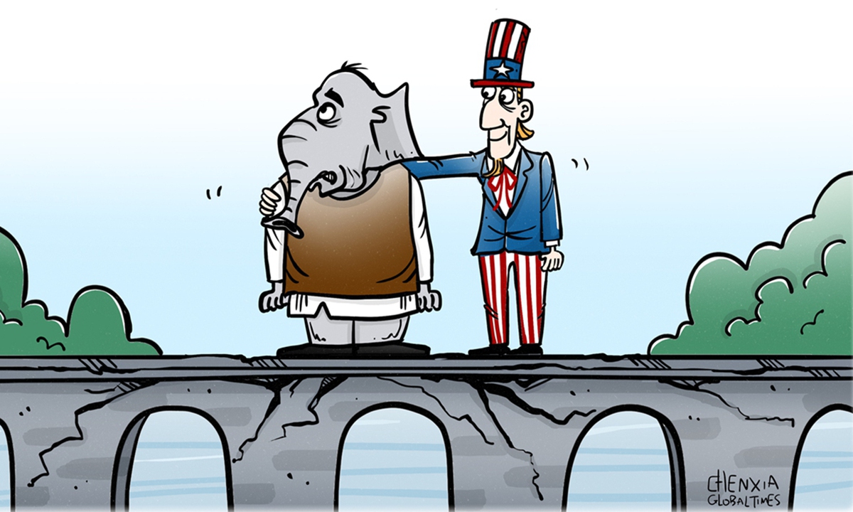 US, India Illustration:Chen Xia/GT