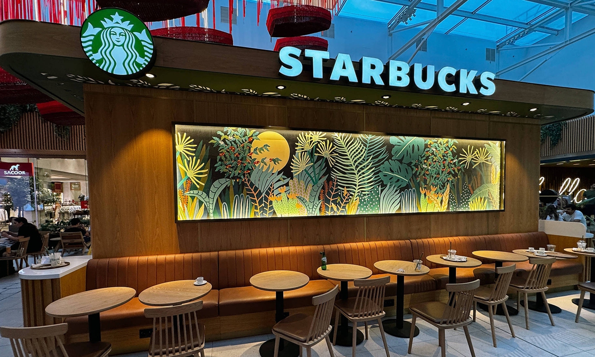 A Starbucks store Photo: VCG