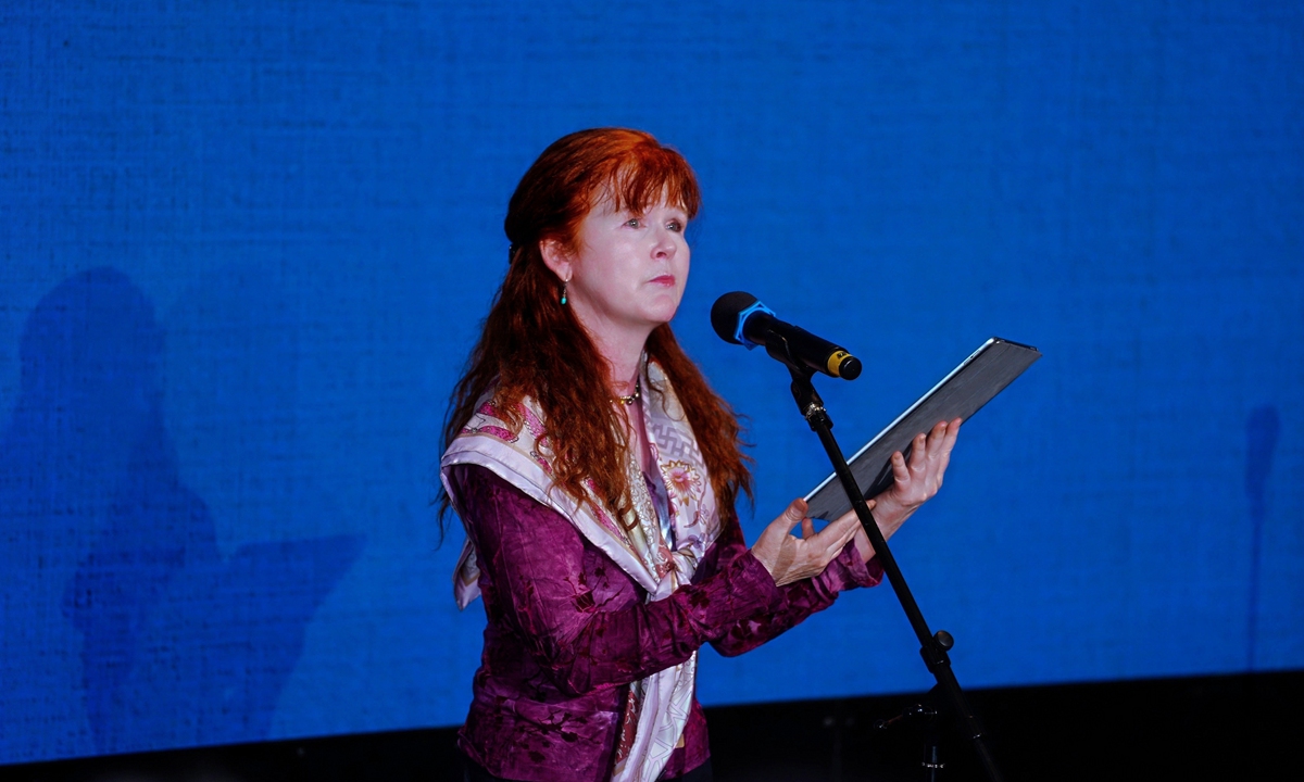 Sarah Cahill, daughter of American art historian James Cahill Photo: Courtesy of China Academy of Art