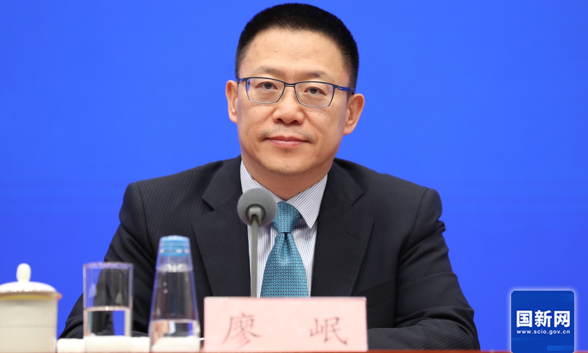 China’s Vice Minister of Finance Liao Min